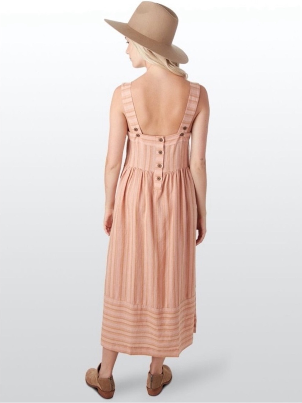 Patagonia Garden Island Midi Dress Hemp Tencel